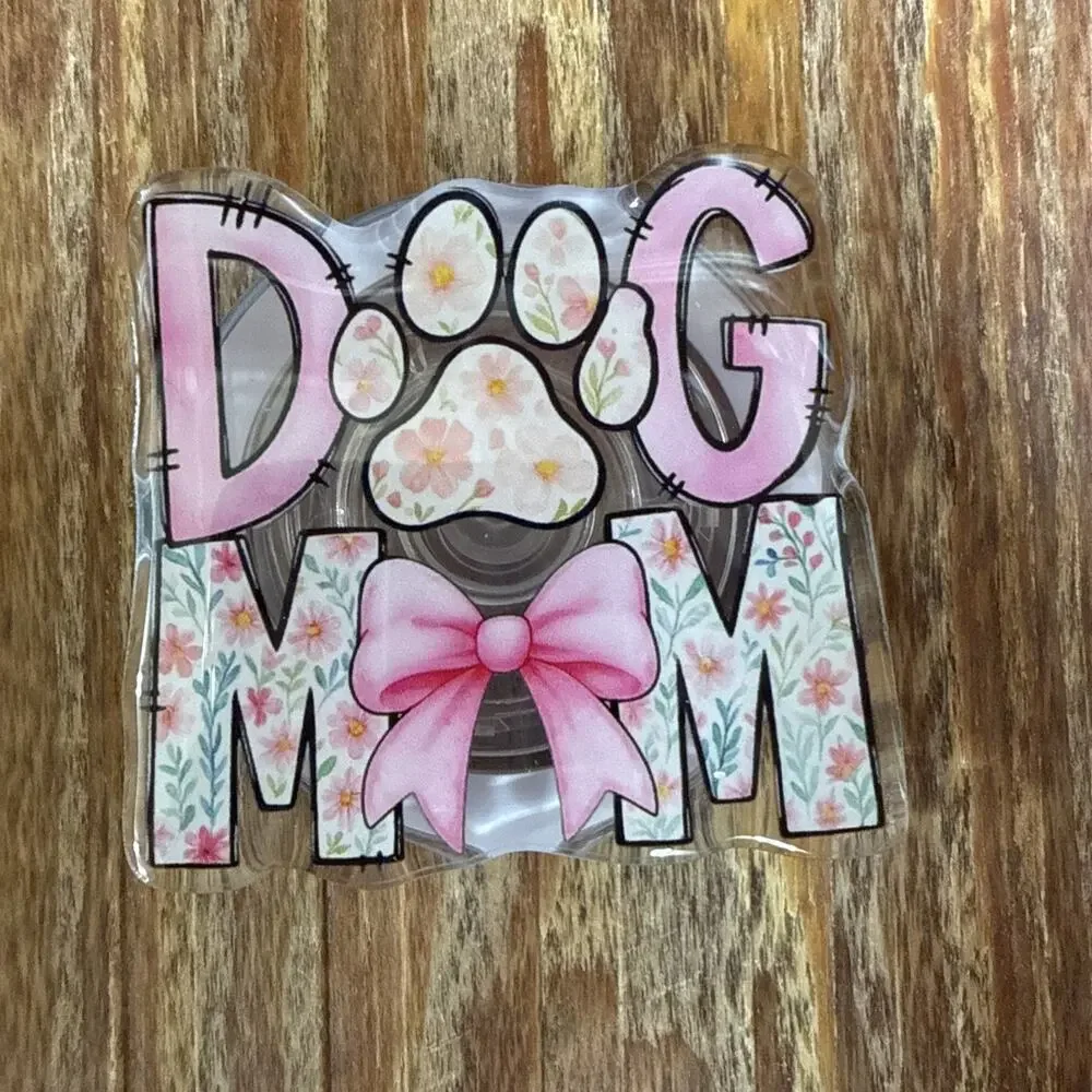 Magnetic Dog Mom Pop Up Phone Grip